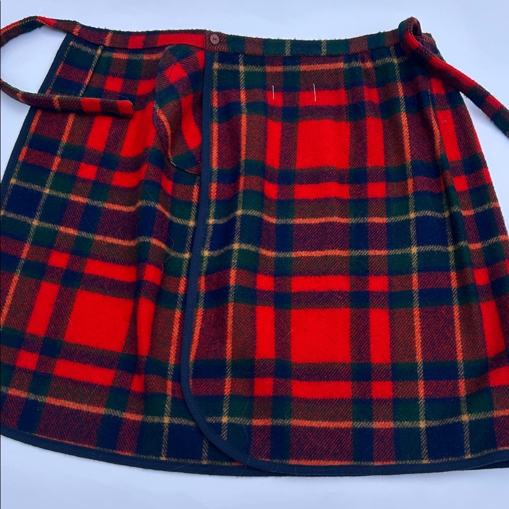 Knockabouts by Pendleton Red and Green Plaid A-Line Skirt - Picture 3 of 9